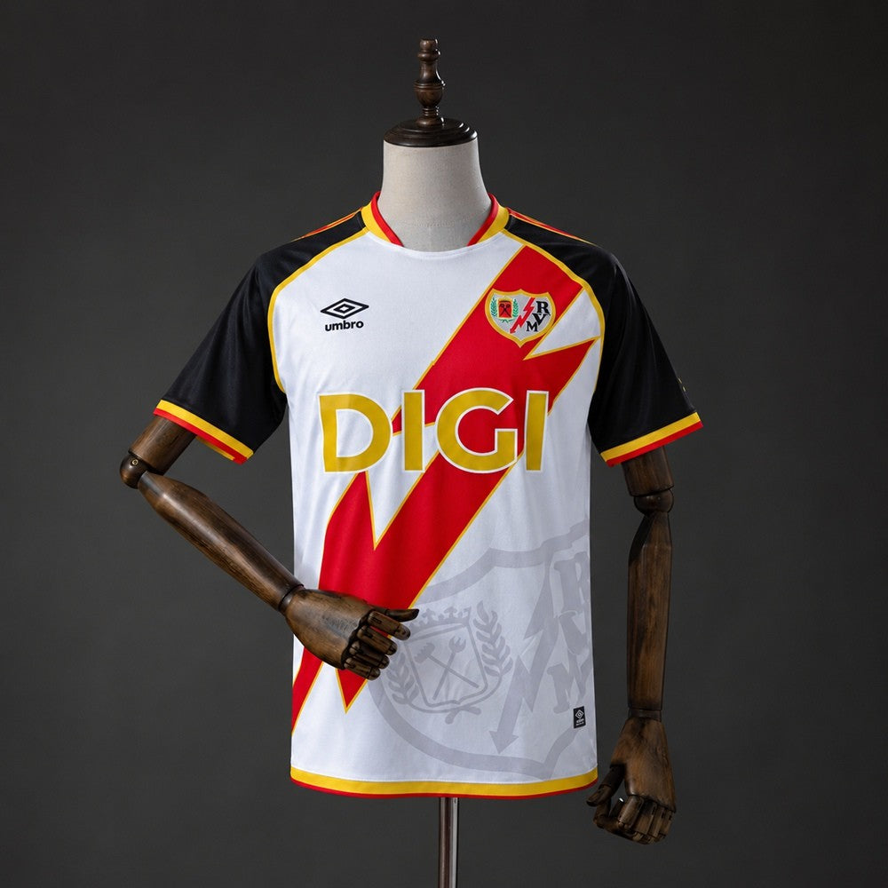 Camisa Rayo Vallecano 26/27 - Torcedor Branca e Vermelha