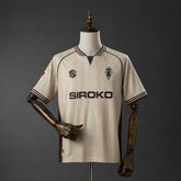 Camisa Sport Gijon 26/27 - Torcedor Bege e Dourada