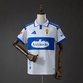 Camisa Real Oviedo 26/27 - Torcedor Branca e Azul