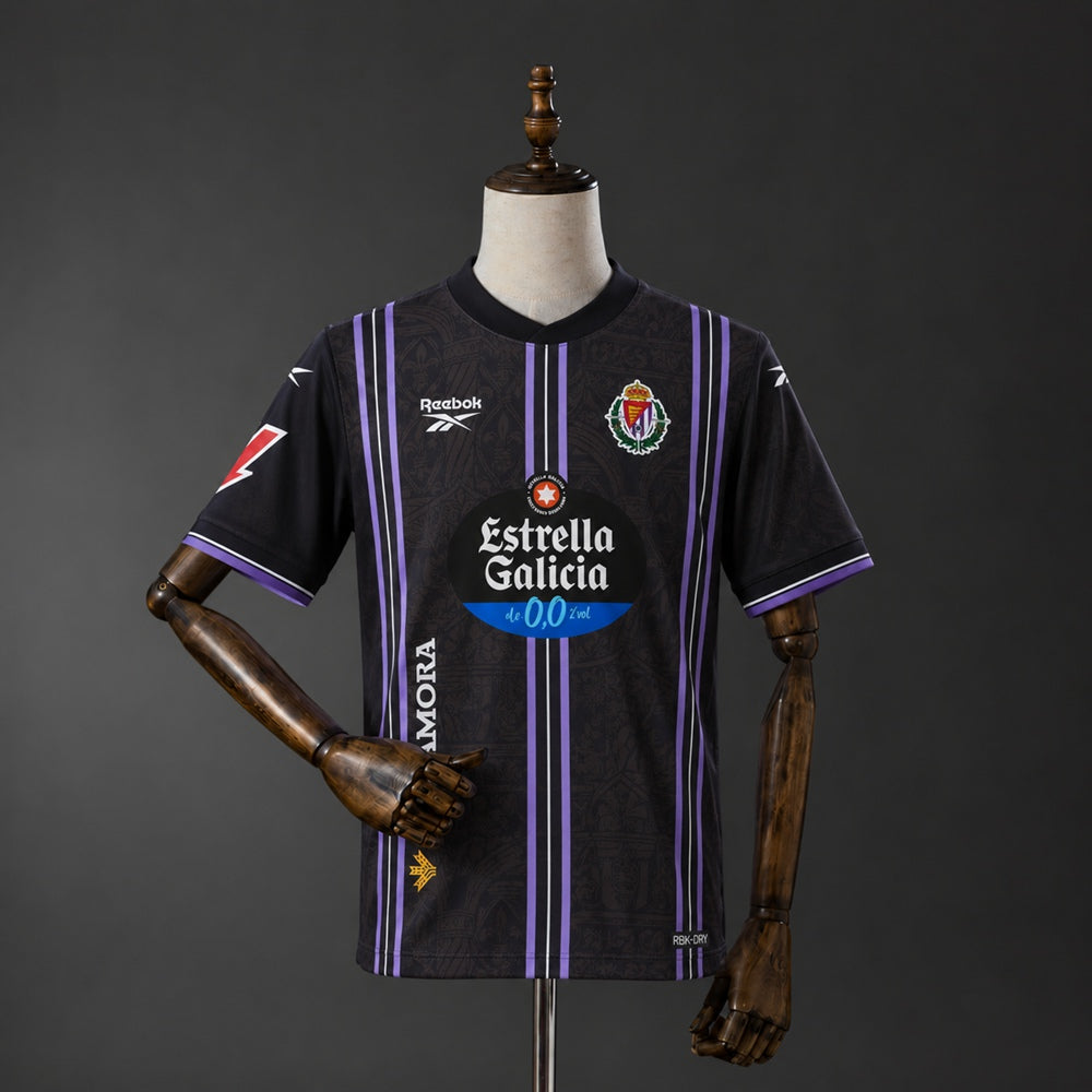 Camisa Real Valladolid 26/27 - Torcedor Preta
