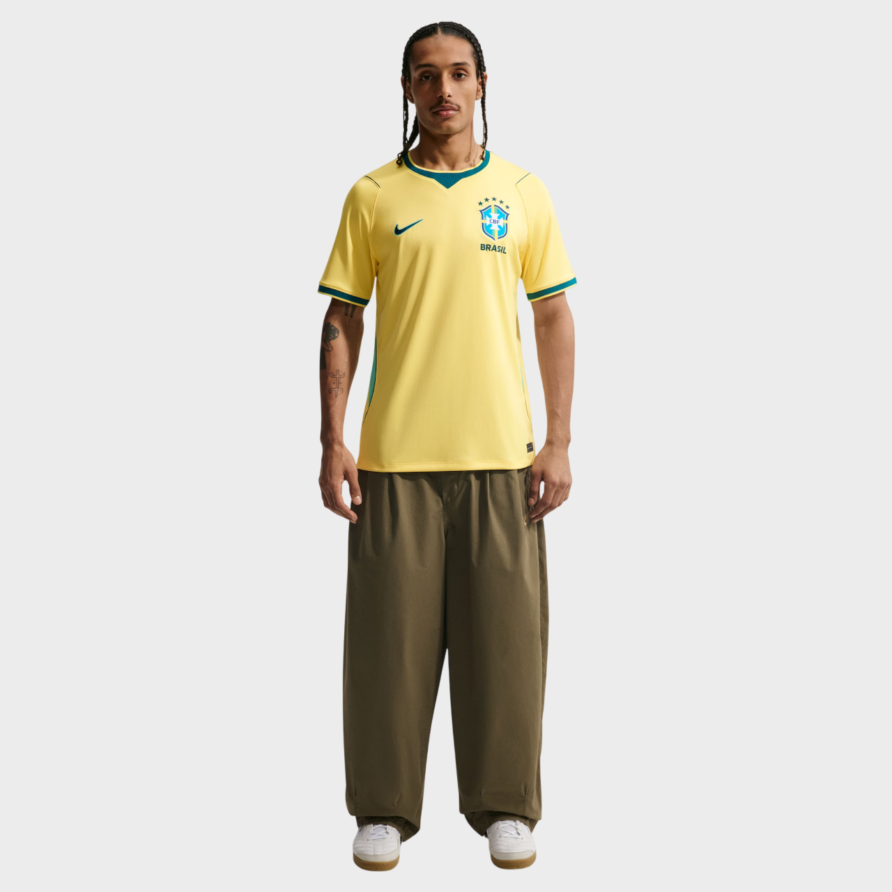 Camisa Brasil I 26/27 - Torcedor Nike Masculina - Amarela