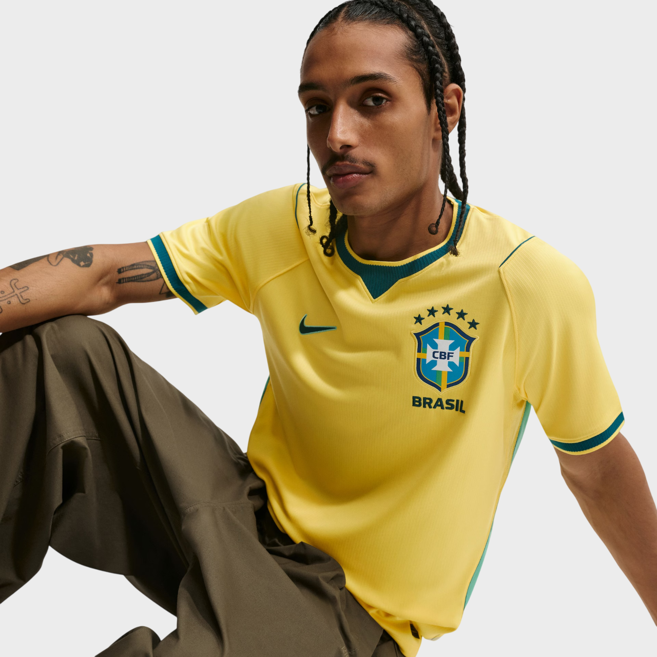 Camisa Brasil I 26/27 - Torcedor Nike Masculina - Amarela