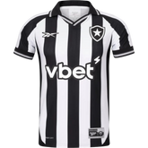 Camisa Botafogo Home 25/26 - Torcedor Reebok Masculino - Preto e Branco