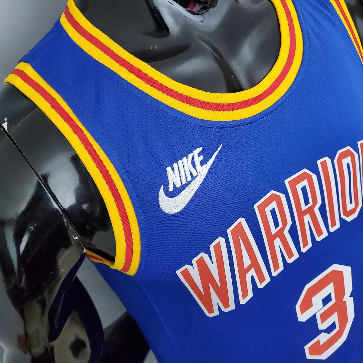 Camisa NBA Golden State Warriors #3 Poole - Retro Blue