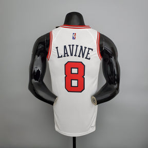 Camisa NBA Chicago Bulls #8 LaVine - 75° Aniversário White