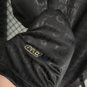 Camisa Vasco da Gama III 23/24 - Torcedor Kappa Masculina - Preta com detalhes em branco e dourado