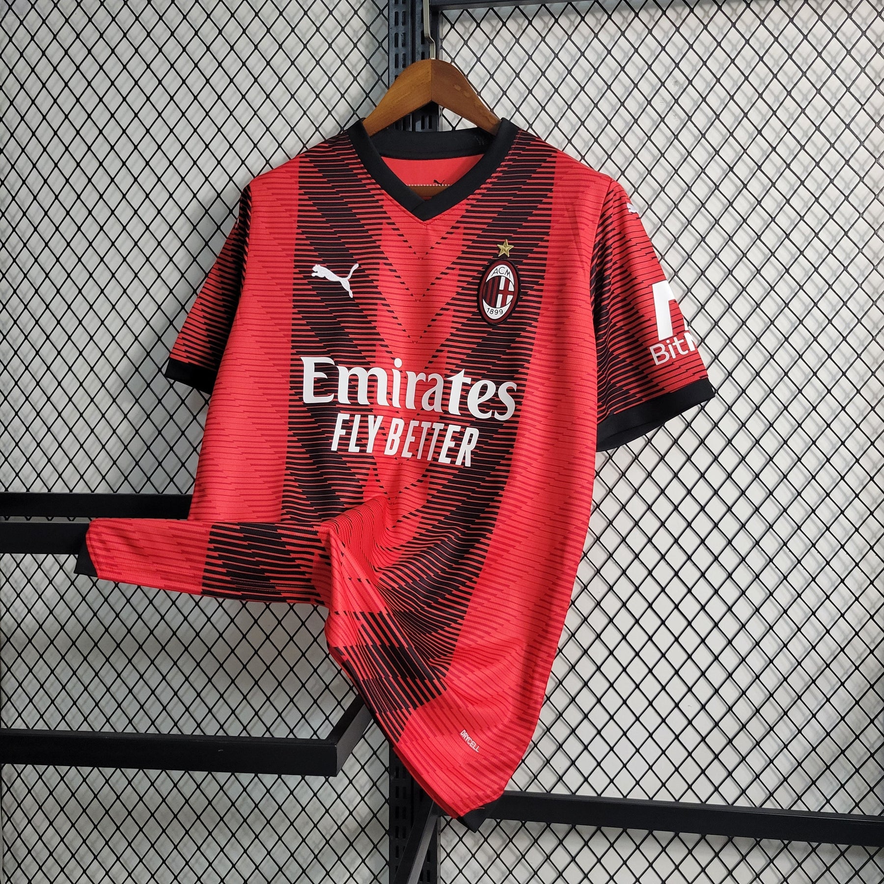 Camisa Milan Home 23/24 - Puma Torcedor Masculina - Lançamento