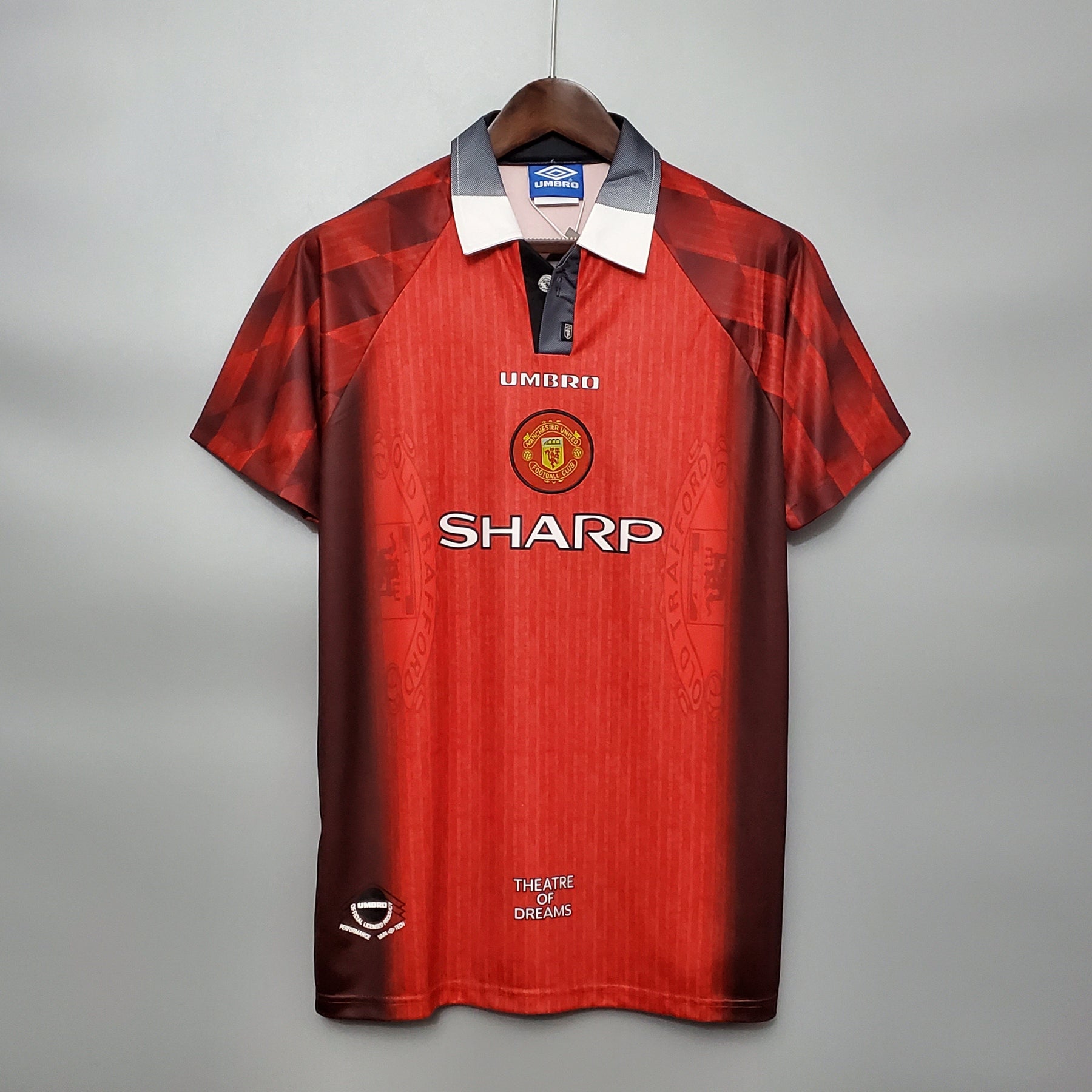 Camisa Manchester United Titular 1996 - Versão Retro