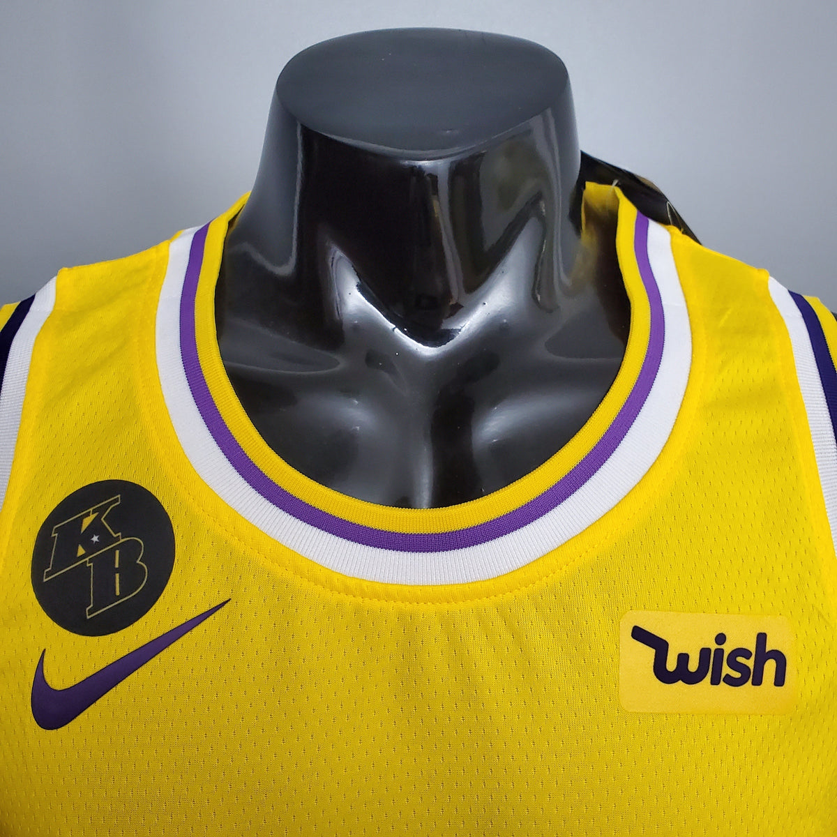 Camisa NBA Lakers #24 Bryant Commemorative Yellow - 23/24