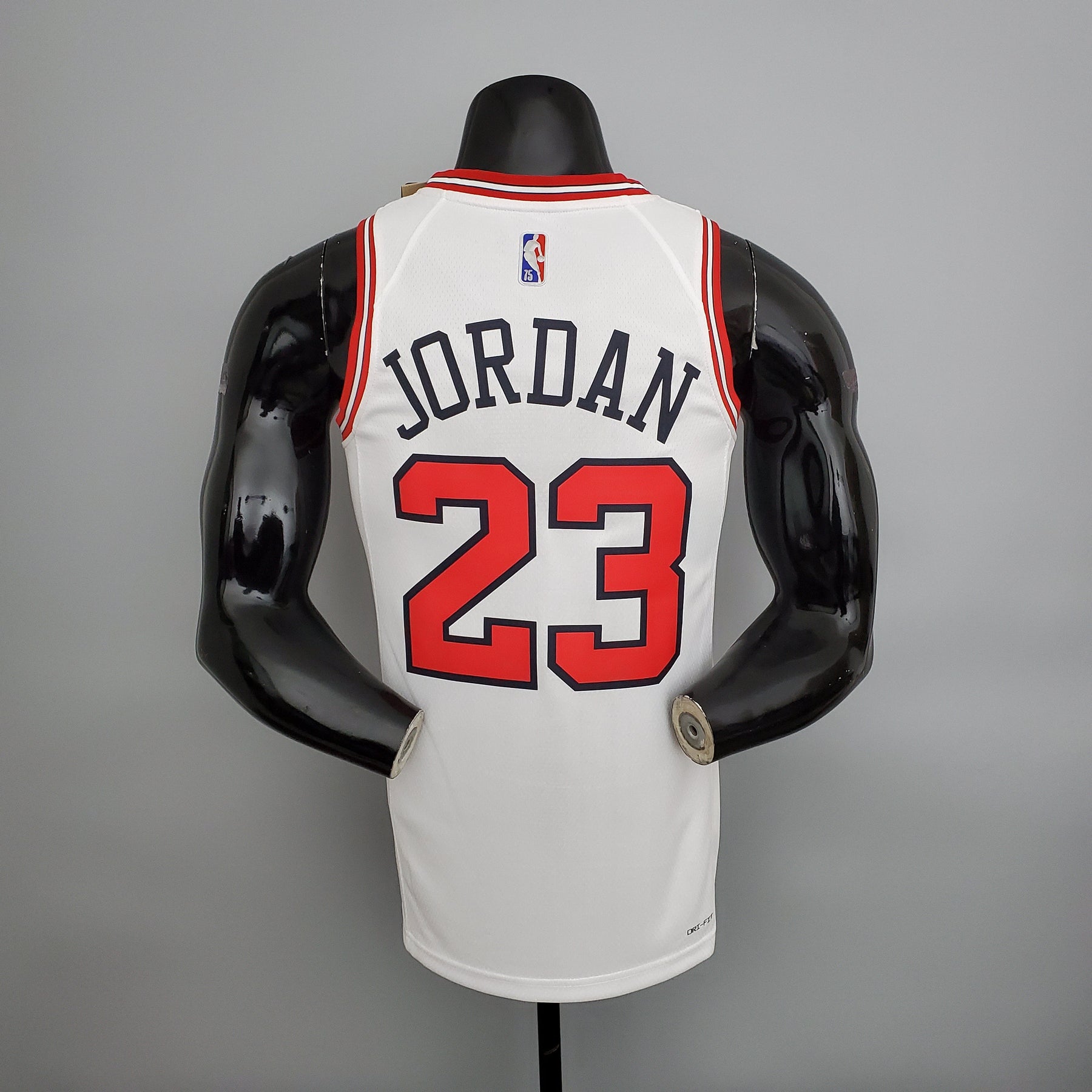 Camisa NBA Chicago Bulls #23 Jordan - 75° Aniversário White