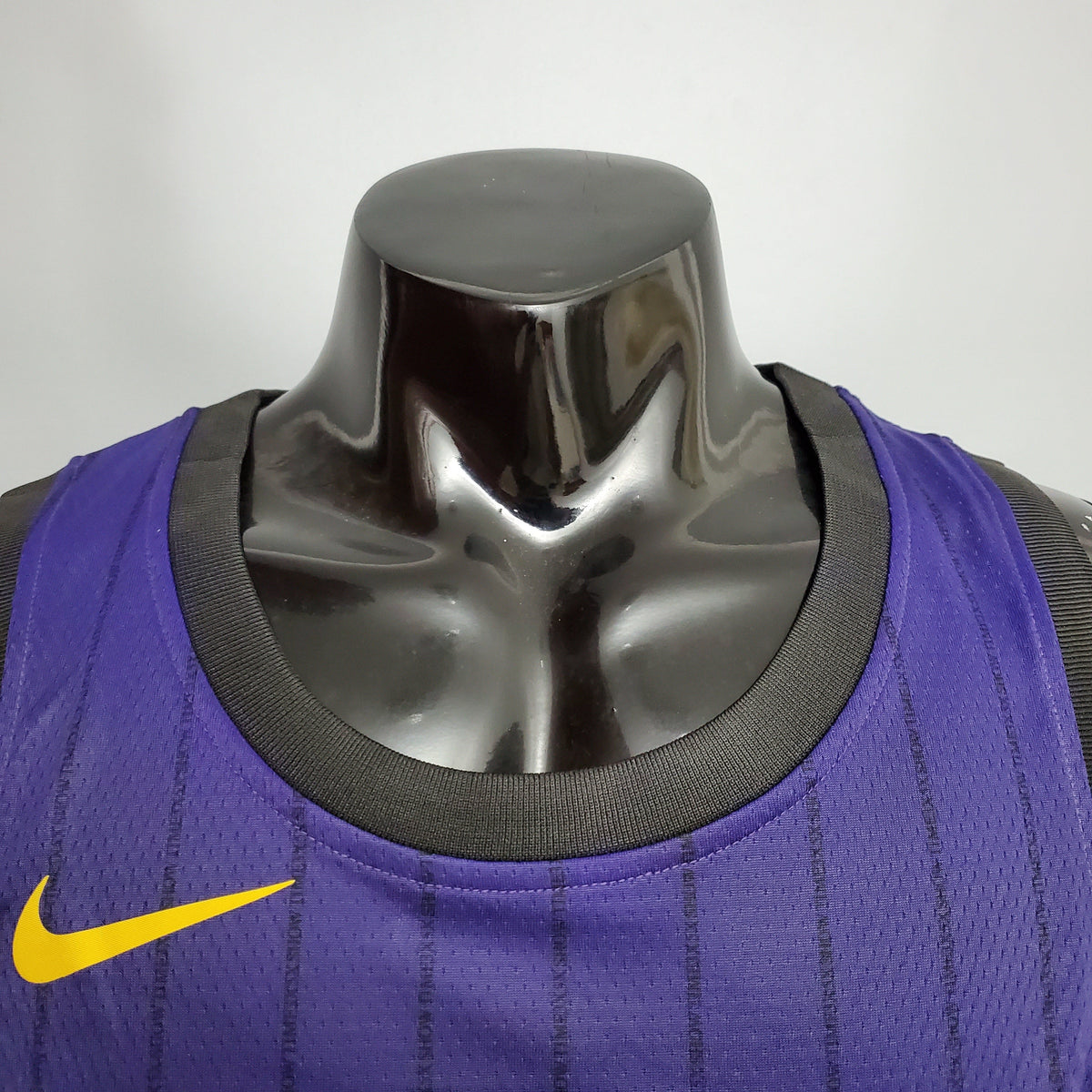 Camisa NBA Lakers #23 James Purple Stripe - 23/24