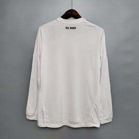 Camisa Real Madrid Titular 10/11 - Versão Retro Manga Comprida