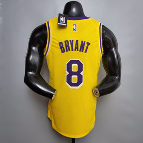 Camisa NBA Lakers #8 Bryant Commemorative Yellow - 23/24
