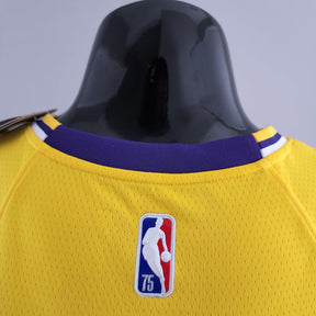 Camisa NBA Lakers #95 Toscano Amarela 75° Aniversário  - 23/24