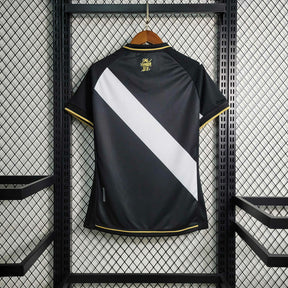 Camisa Vasco I 2023/24 - Torcedor Kappa Feminina - Preta