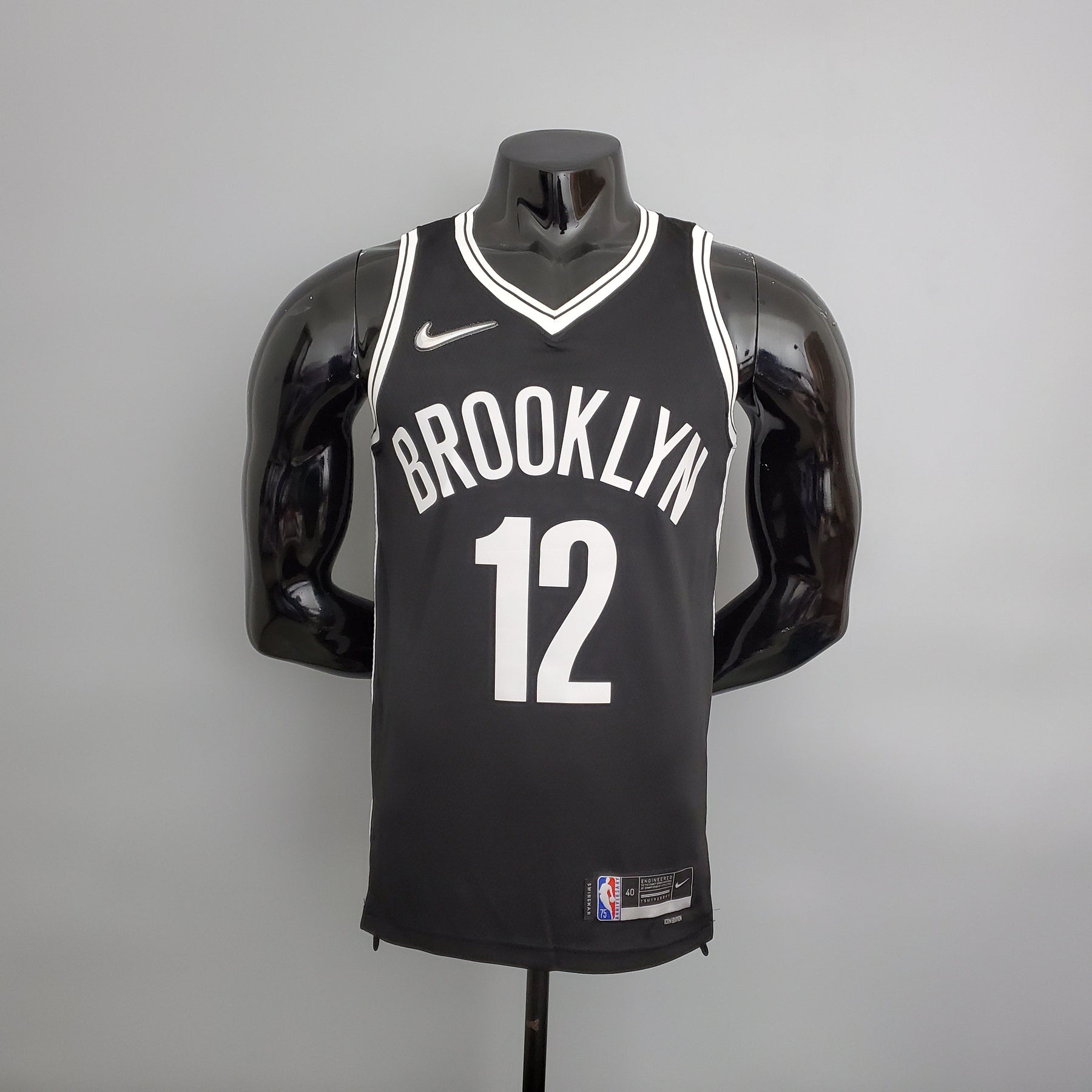 Camisa NBA Brooklyn Nets #12 Harris- 75° Aniversário Black